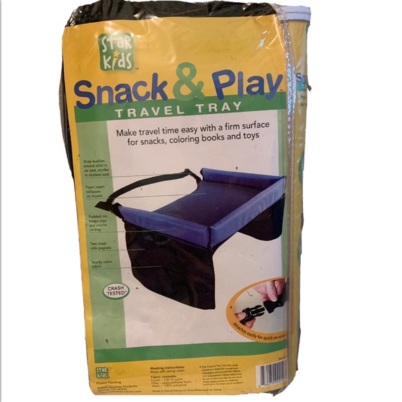 STAR KIDS Snack & Play Travel Tray Car Seat & Stroller Tray For Kids - Picture 4 of 4